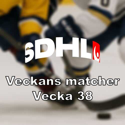 Vecka 38 i sdhl omgang 5 6 med tungt mote i lulea