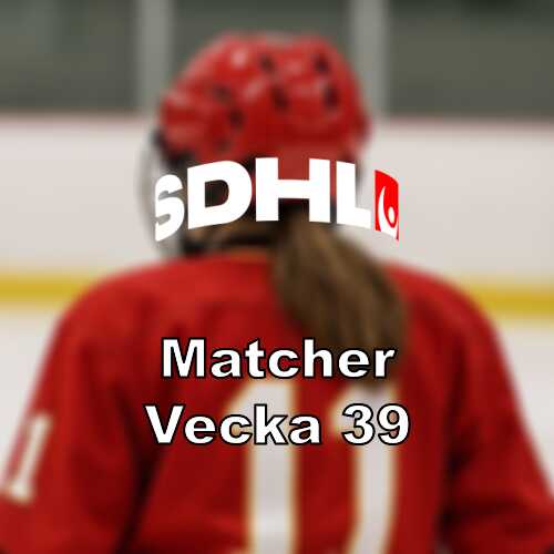 Vecka 39 i sdhl omgang 9 20 med toppmote i goteborg