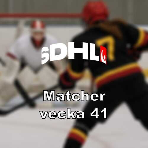 Vecka 41 i sdhl toppmote frolunda lulea och derby