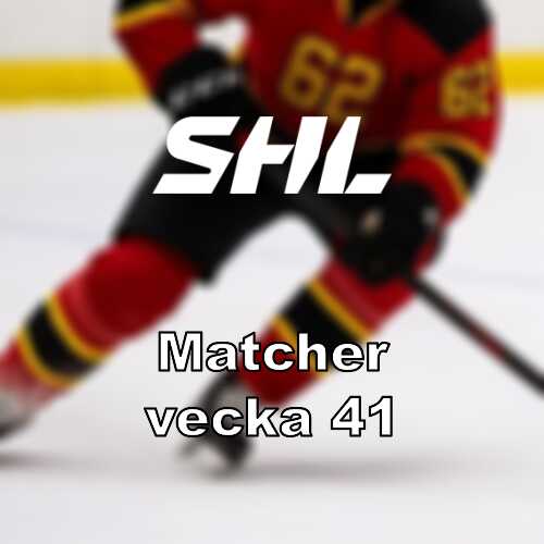 Vecka 41 i shl omgang 10 11 med tva tydliga toppmoten
