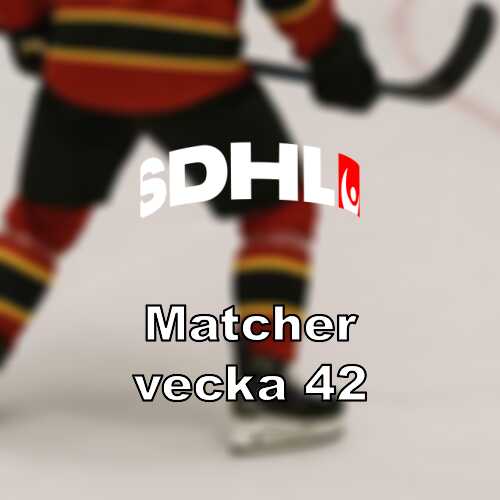 Vecka 42 i sdhl omgang 7 14 med nyckelmatcher
