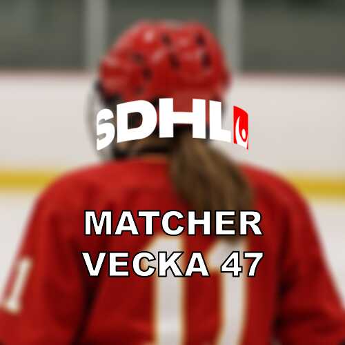 Vecka 47 i sdhl full runda och lulea frolunda