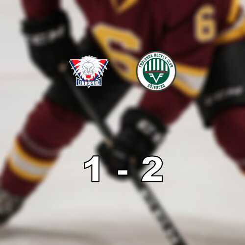 Frolunda vande i andra perioden och tog tva poang i linkoping