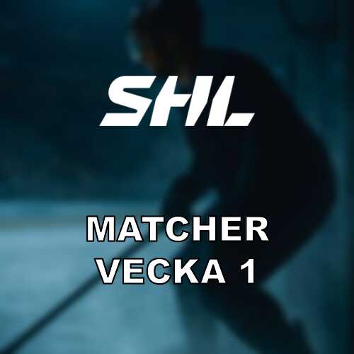 Shl vecka 1 omgang 31 32 med frolundas form och kvalstreck i bakgrunden