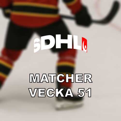 Vecka 51 i sdhl lulea mot brynas och dubbla returmoten