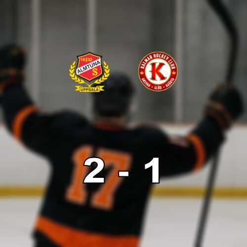 Almtuna fallde kalmar hc igen 2 1 efter tat defensiv