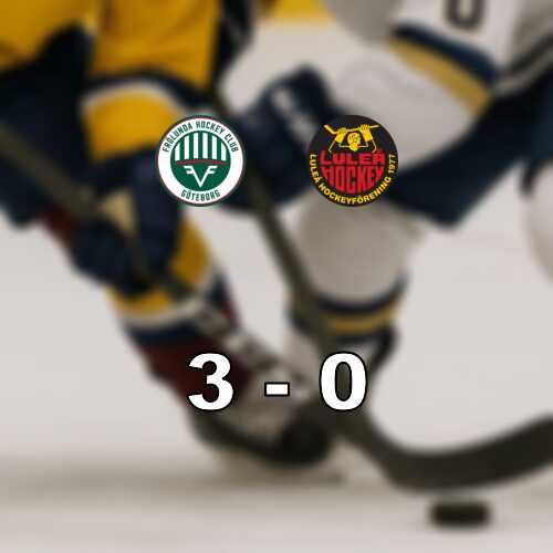 Frolunda holl nollan mot lulea efter disciplinerat boxplay