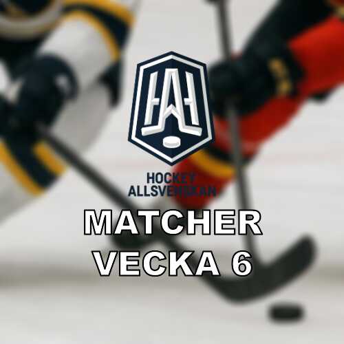 Hockeyallsvenskan vecka 6 derbykansla i umea och press kring strecken