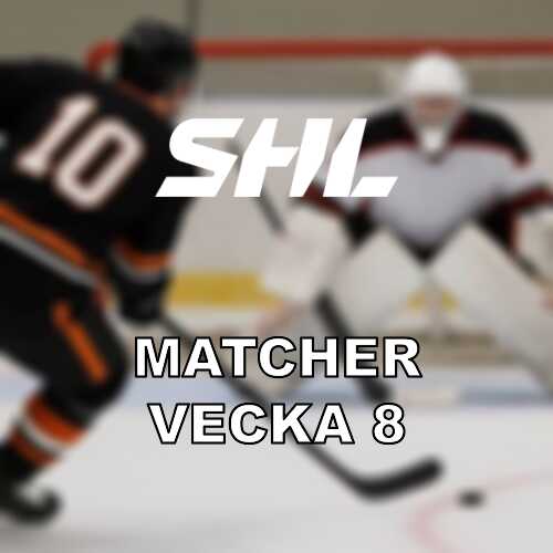 Shl vecka 8 omgang 44 45 med lulea brynas och skelleftea farjestad