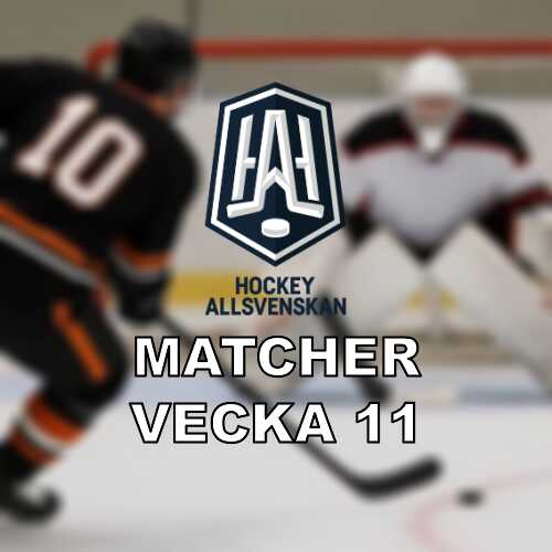 Hockeyallsvenskan vecka 11 attondelar och playout med tajta returer