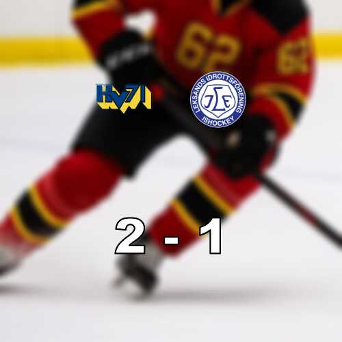 Hv71 tog forsta steget mot leksand