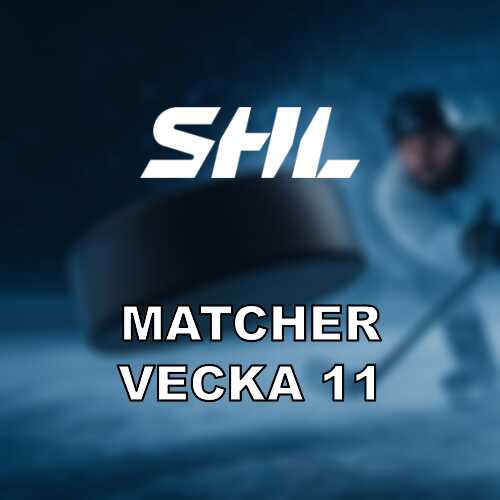 Shl vecka 11 omgang 50 52 med direkt paverkan pa strecken
