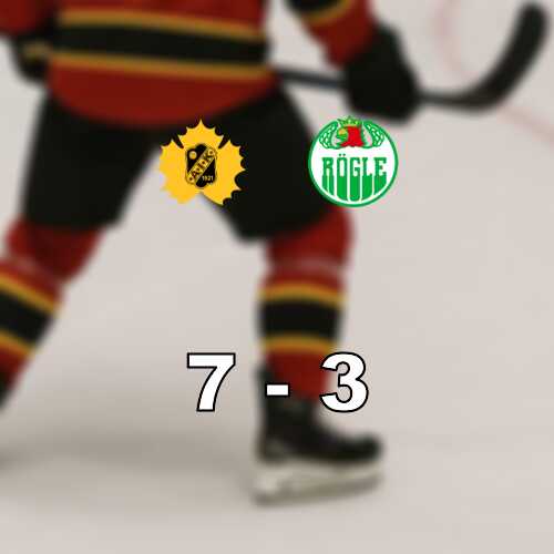Skelleftea vande och vann mot rogle i finalen
