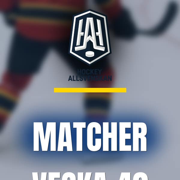 Vecka 42 i hockeyallsvenskan med toppmote och viktiga poang pa spel